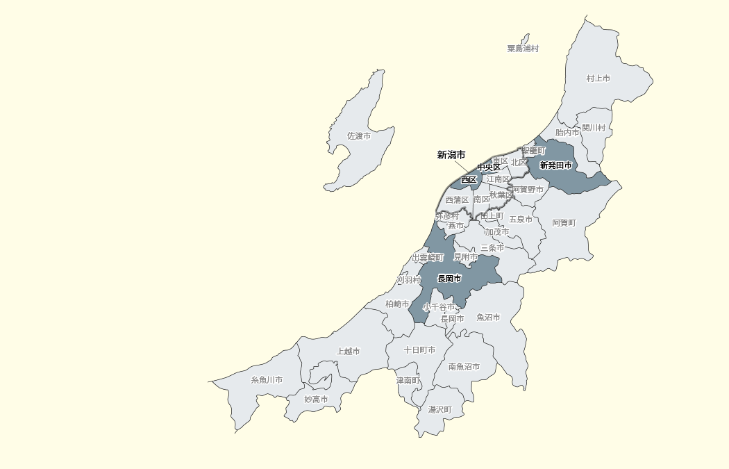新潟県MAP