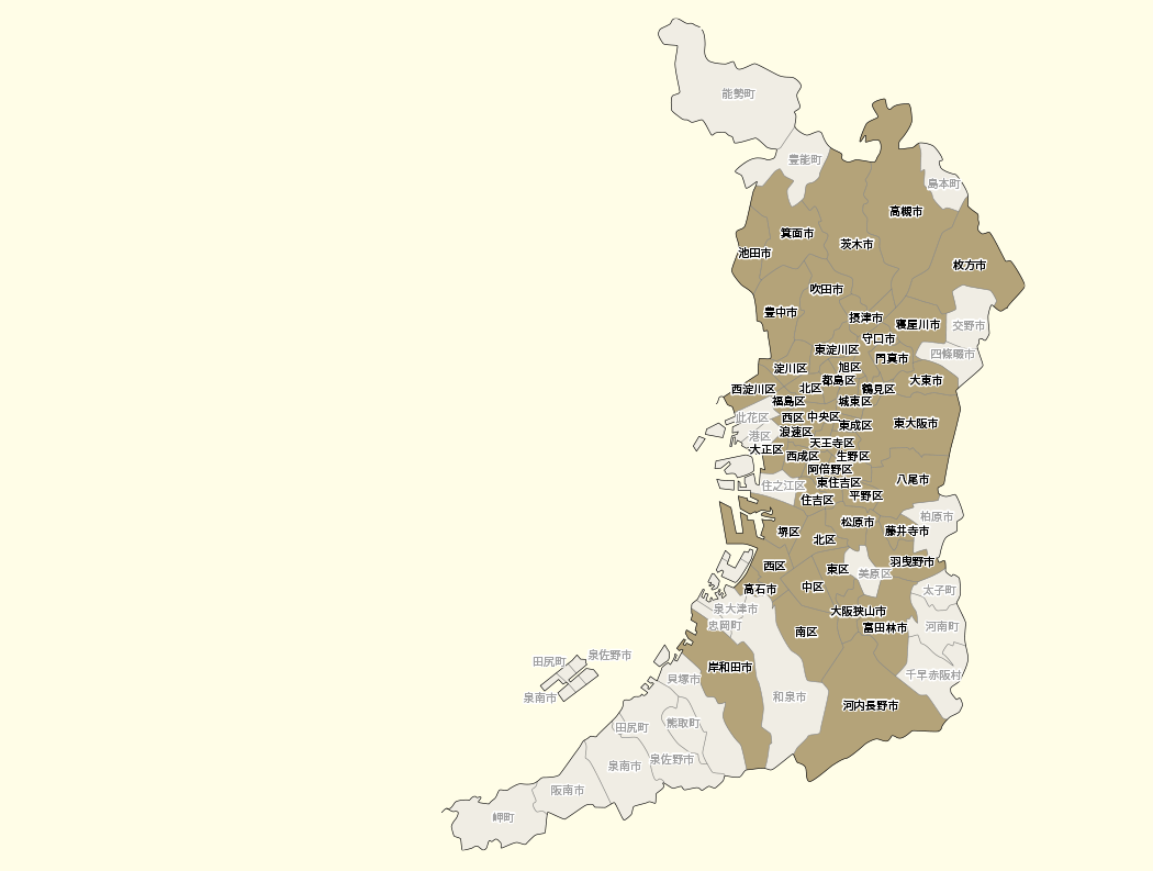 大阪府MAP