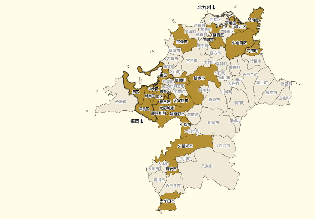 福岡県MAP