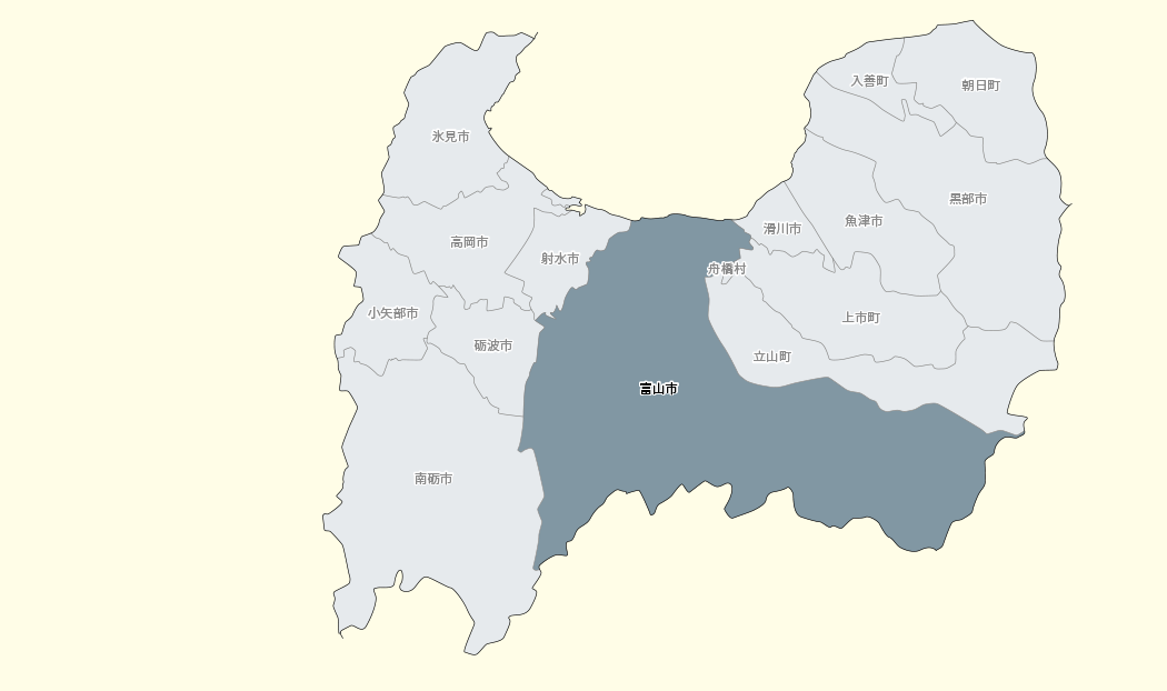 富山県MAP